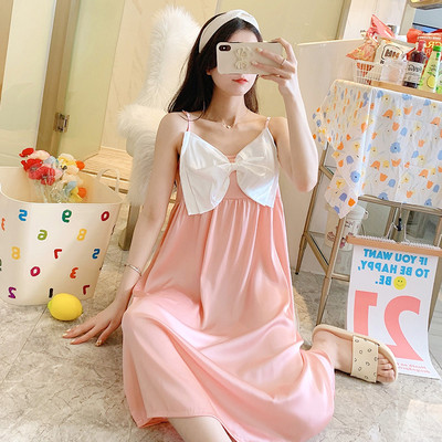 Ženska spavaćica na tanku naramenicu - više modela