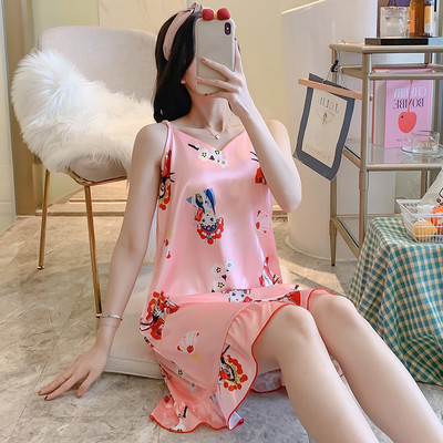 Ženska spavaćica na tanku naramenicu - više modela