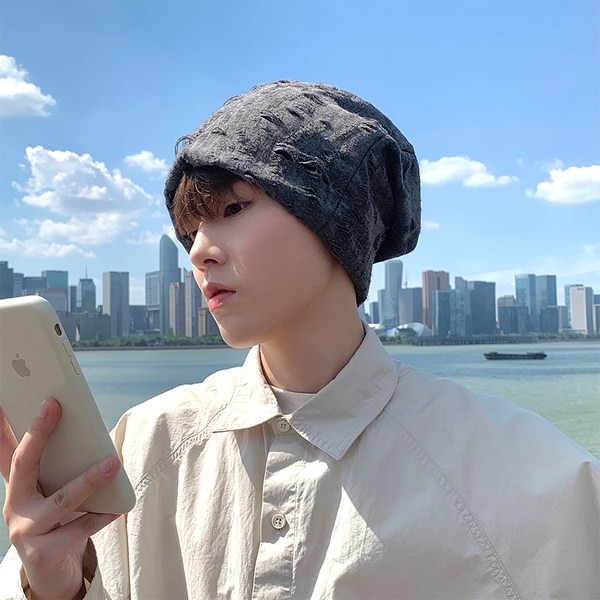 Muška kapa obični model za zimu