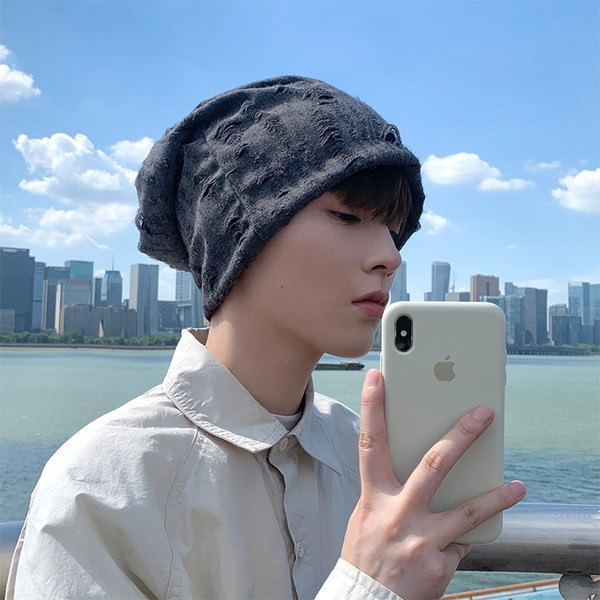 Muška kapa obični model za zimu