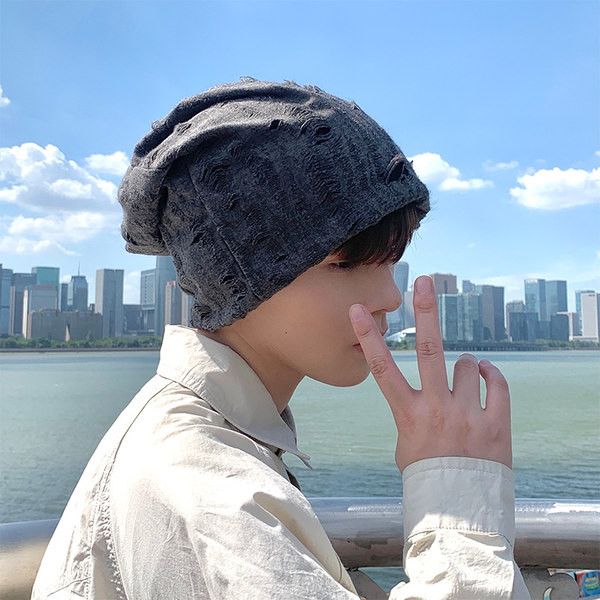 Muška kapa obični model za zimu