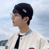 Muška pletena kapa s printom