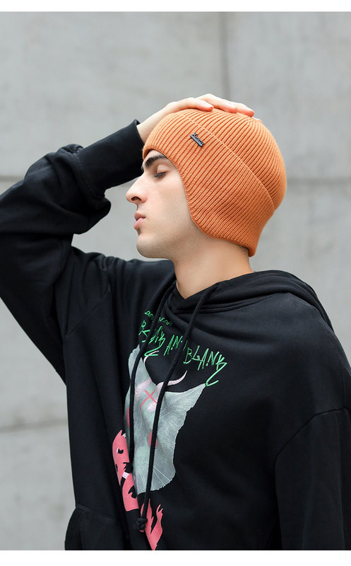 Muška pletena kapa - običan model