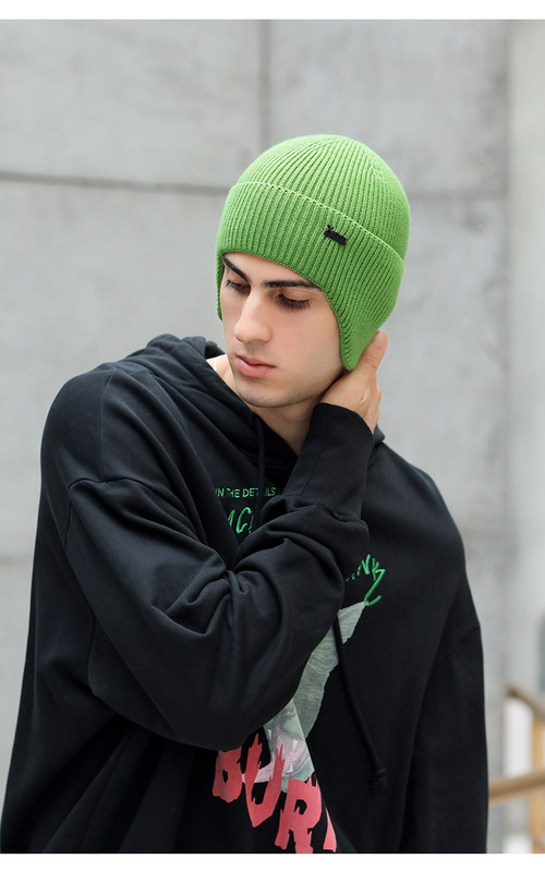 Muška pletena kapa - običan model