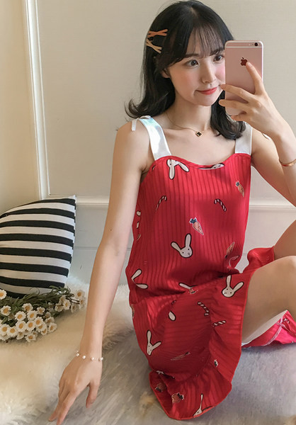 Ženska spavaćica sa aplikacijom u boji - više modela