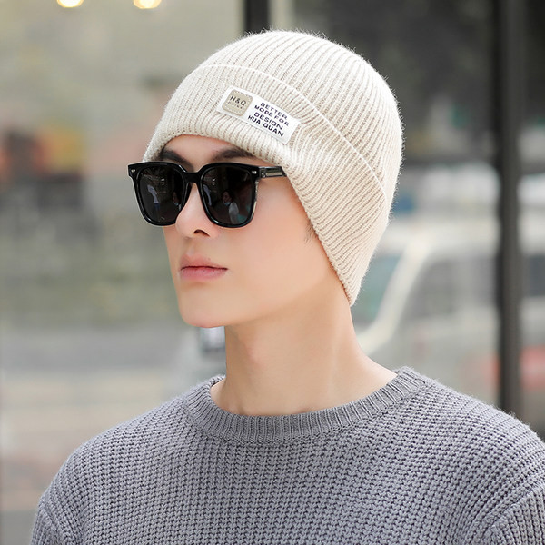 Jednobojna pletena kapa sa grbom