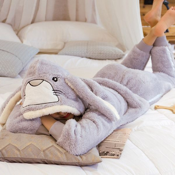 Ženska zimska pidžama sa vezom i 3D elementima