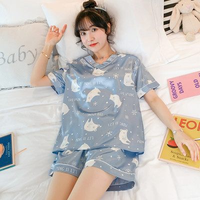 Ženska pidžama iz dva dijela sa aplikacijom u boji - više modela