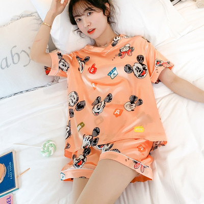 Ženska pidžama iz dva dijela sa aplikacijom u boji - više modela