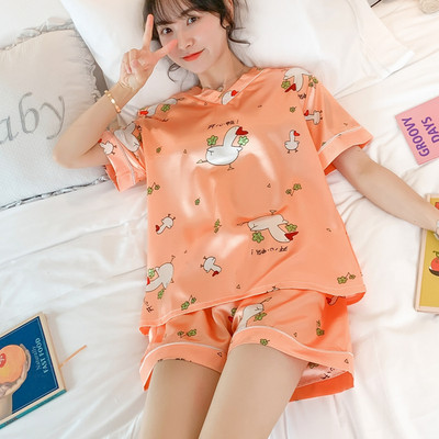 Ženska pidžama iz dva dijela sa aplikacijom u boji - više modela