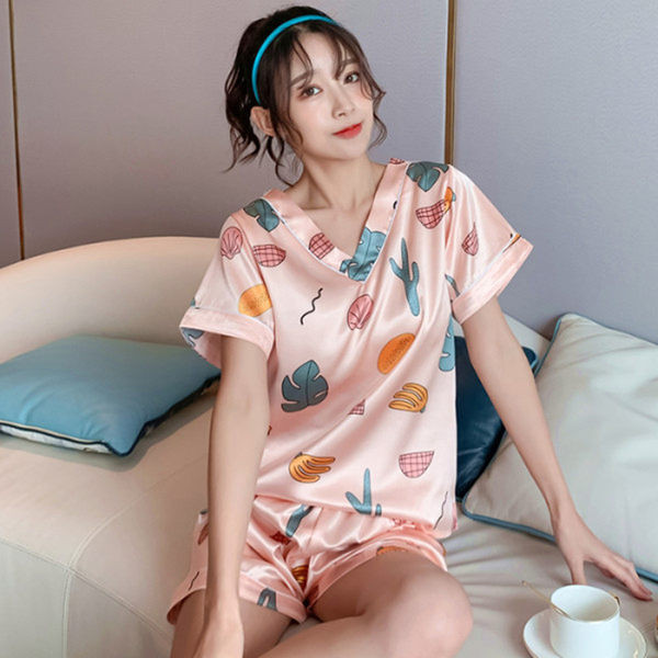 Ženska pidžama iz dva dijela sa aplikacijom u boji - više modela