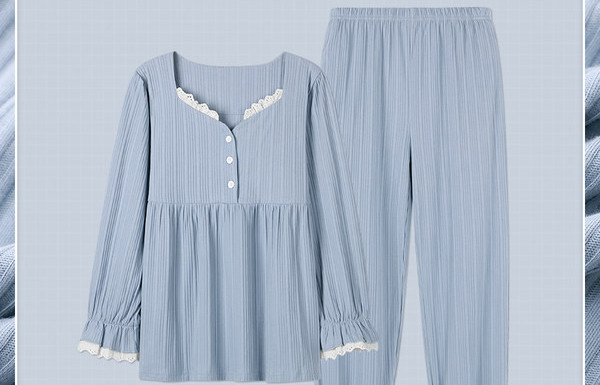 Aktuelne dvodijelne pidžame u plavoj boji za parove