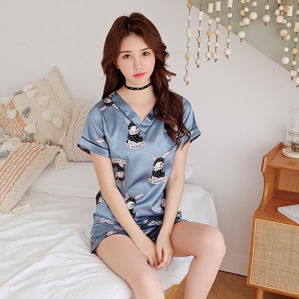 Novi model ženske pidžame od bluze kratkih rukava i kratke hlačice