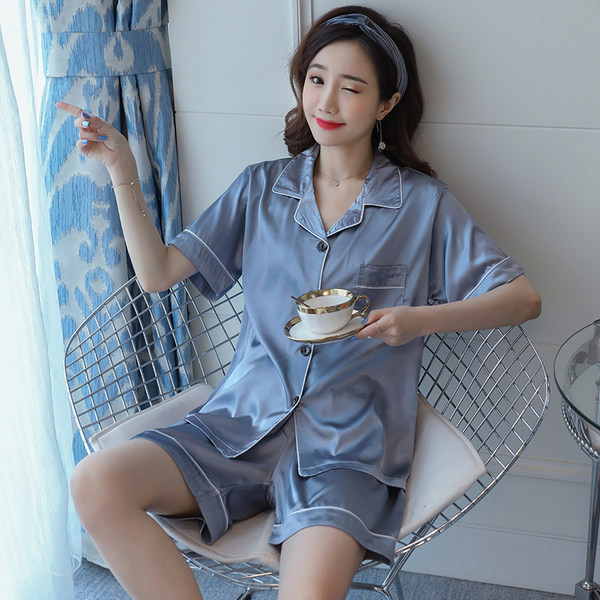 Ženska pidžama iz dva dijela sa džepom