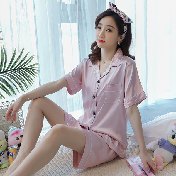 Ženska pidžama iz dva dijela sa džepom