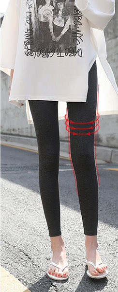 Нов модел дамски едноцветен клин с висока талия