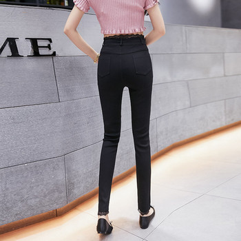 Дамски панталон с висока талия - три модела