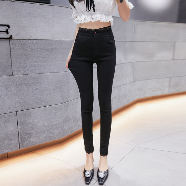 Дамски панталон с висока талия - три модела