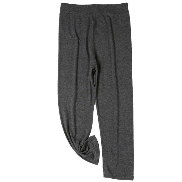 Дамски клин с висока талия - сив и черен цвят 