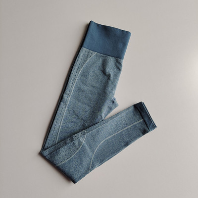 Brzosušeće fitness joga tajice s visokim strukom