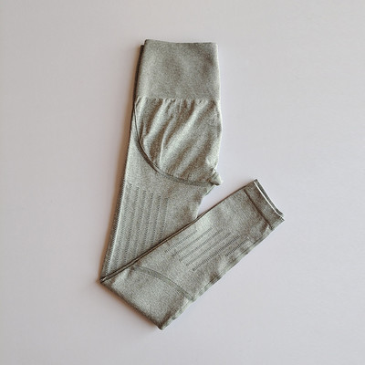 Brzosušeće fitness joga tajice s visokim strukom