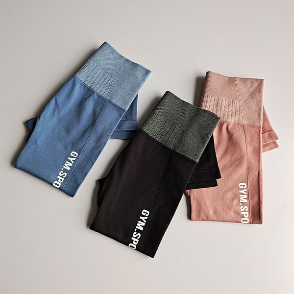 Brzosušeće fitness joga tajice s visokim strukom