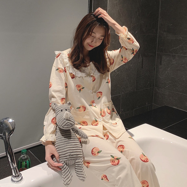 Ženska pidžama sa aplikacijom - dvodijelna