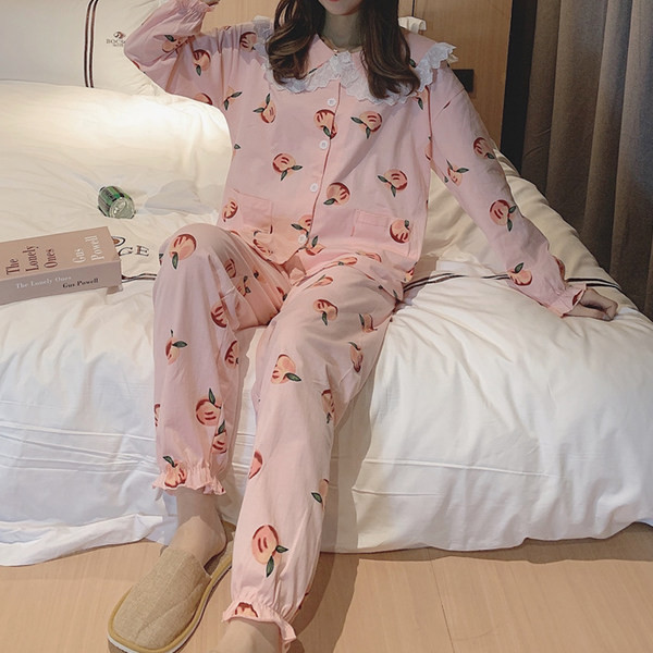 Ženska pidžama sa aplikacijom - dvodijelna