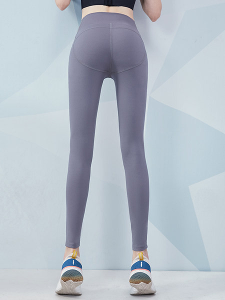 Едноцветен дамски клин с висока талия - дълъг