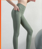 Γυναικείο ελαστικό κολάν με ψηλή μέση - σε τρία χρώματα