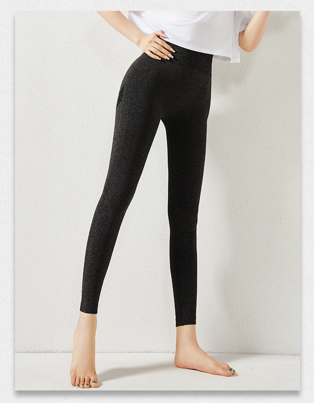 Ženske bešavne sportske tajice s visokim strukom