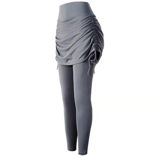 Спортен дамски клин с връзки и висока талия