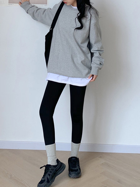 Ženske tajice sa visokim strukom - crne boje