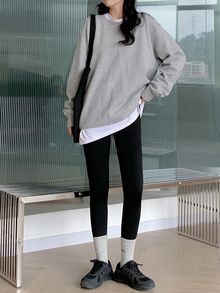 Ženske tajice sa visokim strukom - crne boje