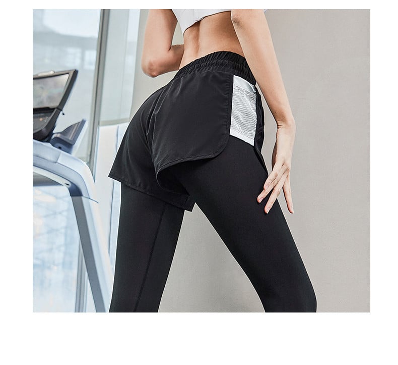 Ženske sportske tajice s kratkim hlačama