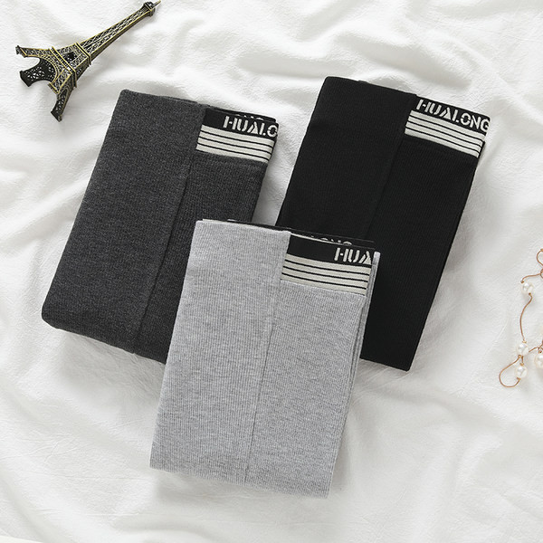 Ženske ležerne tajice od samtastog žerseja i elastičnog struka