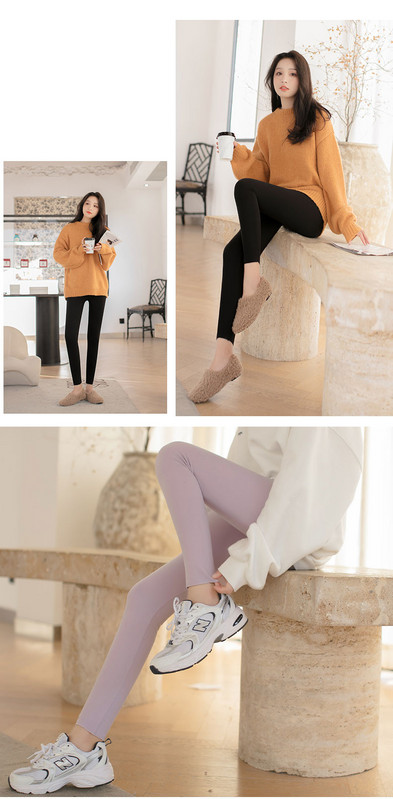 Ženske elastične tajice sa visokim strukom u više boja