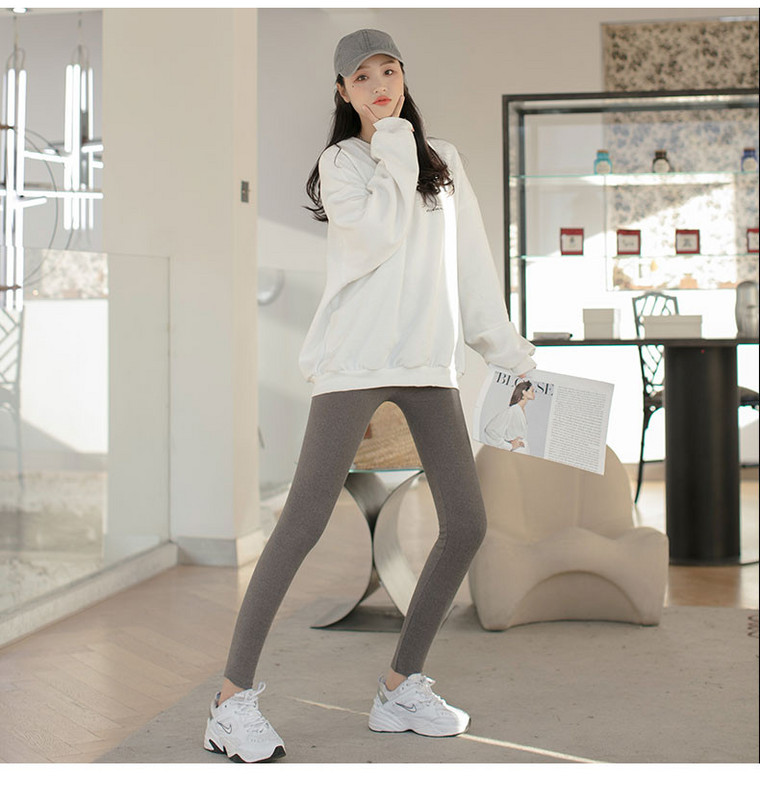 Ženske elastične tajice sa visokim strukom u više boja