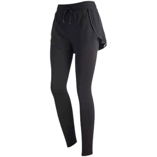 Ženske sportske tajice s kratkim hlačicama i vezicama