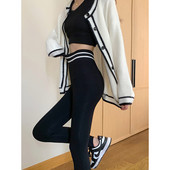 Ženske tajice u tri boje sa visokim strukom