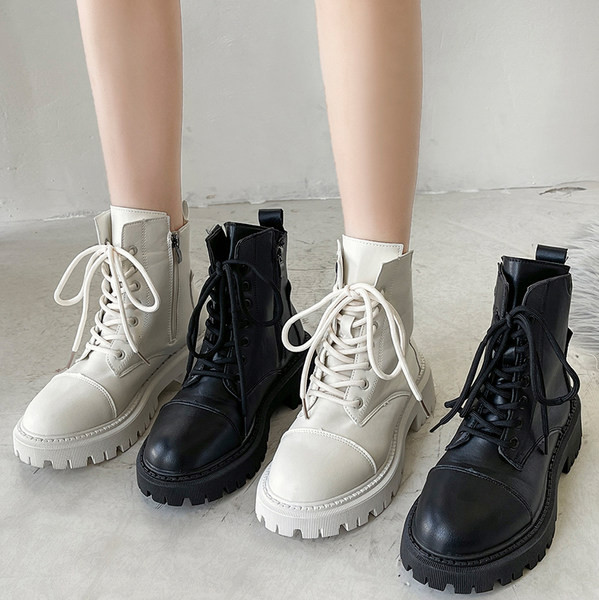 Ženske čizme od eko kože sa visinom potplata 7 cm