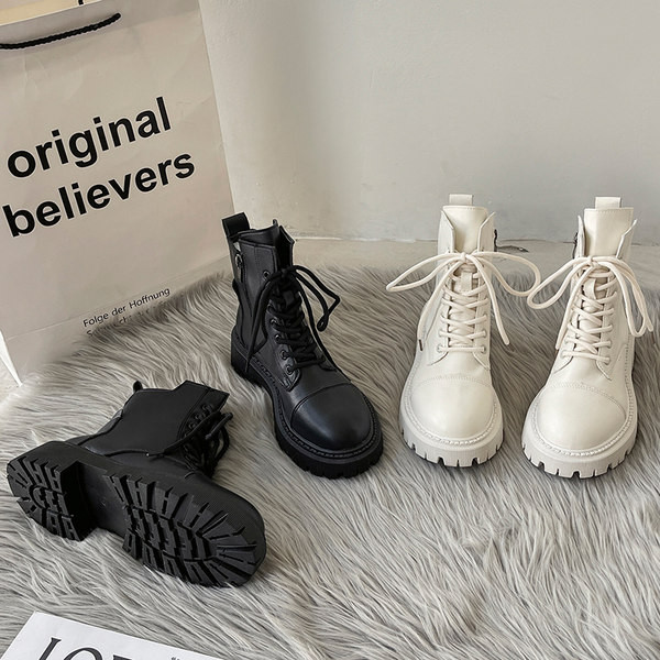 Ženske čizme od eko kože sa visinom potplata 7 cm