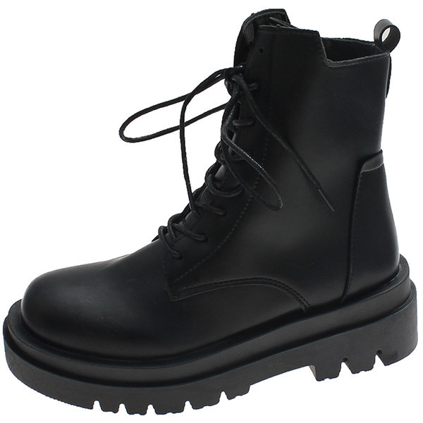 Ženske čizme od eko kože sa visinom potplata 7 cm