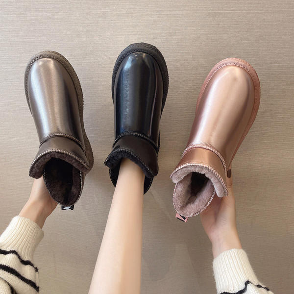 Ženske tople čizme sa toplim đonom u tri boje