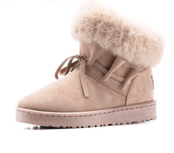 Tople ženske čizme sa vezicama pogodne za zimu