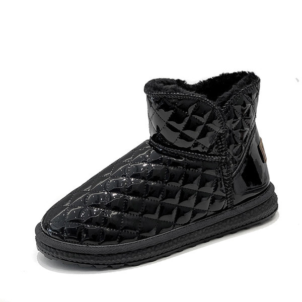 Zimske čizme od prošivene eko kože sa podstavom