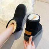 Нов модел дамски заоблени боти с мека подплата