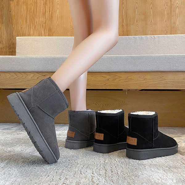 Нов модел дамски заоблени боти с мека подплата