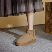 Зимни дамски боти с равна подметка