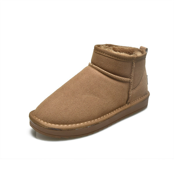 Зимни дамски боти с равна подметка 